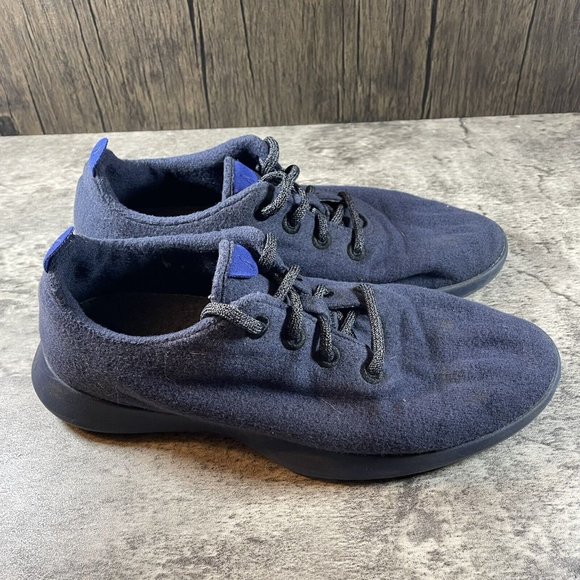 allbirds Other - AllBirds & Outdoor Voices Wool Runners Mens 10 Navy Blue Lace Up Shoes